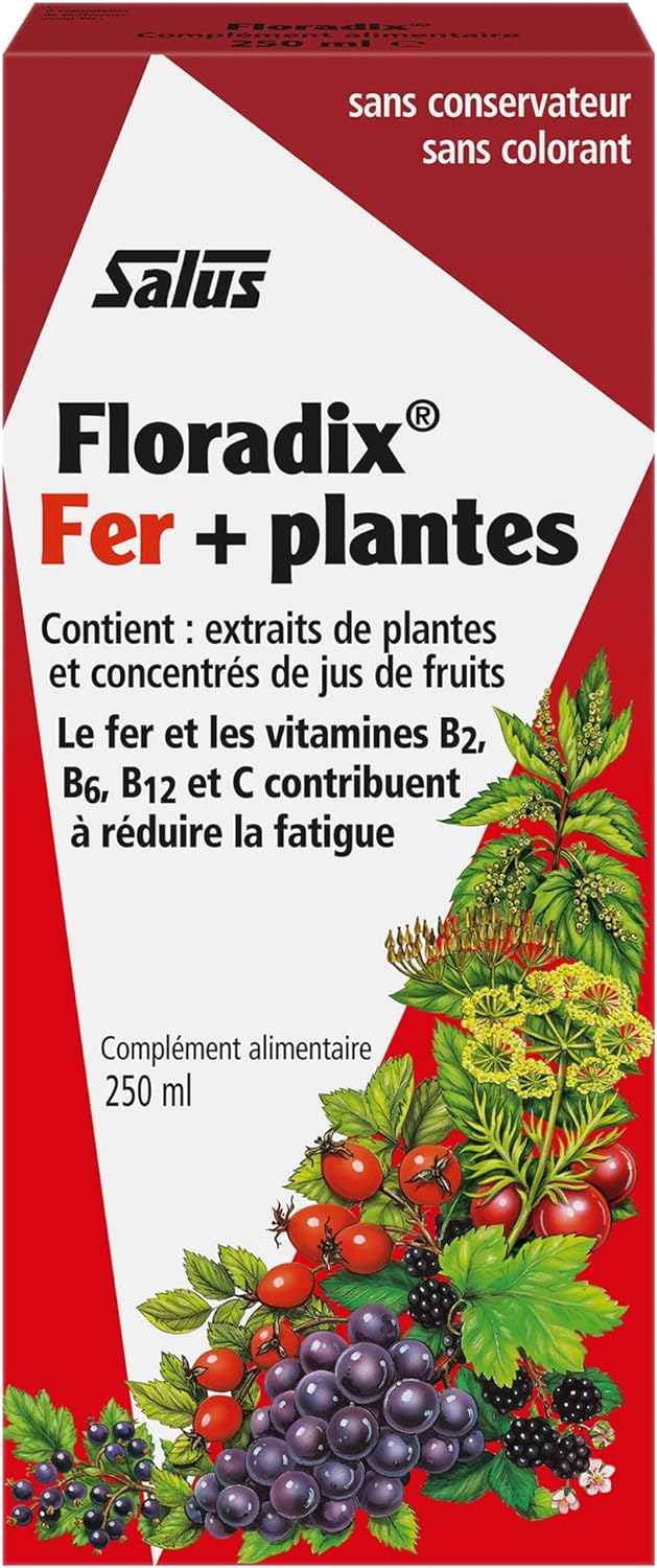 Suplemento Hierro en Fórmula Líquida Floradix