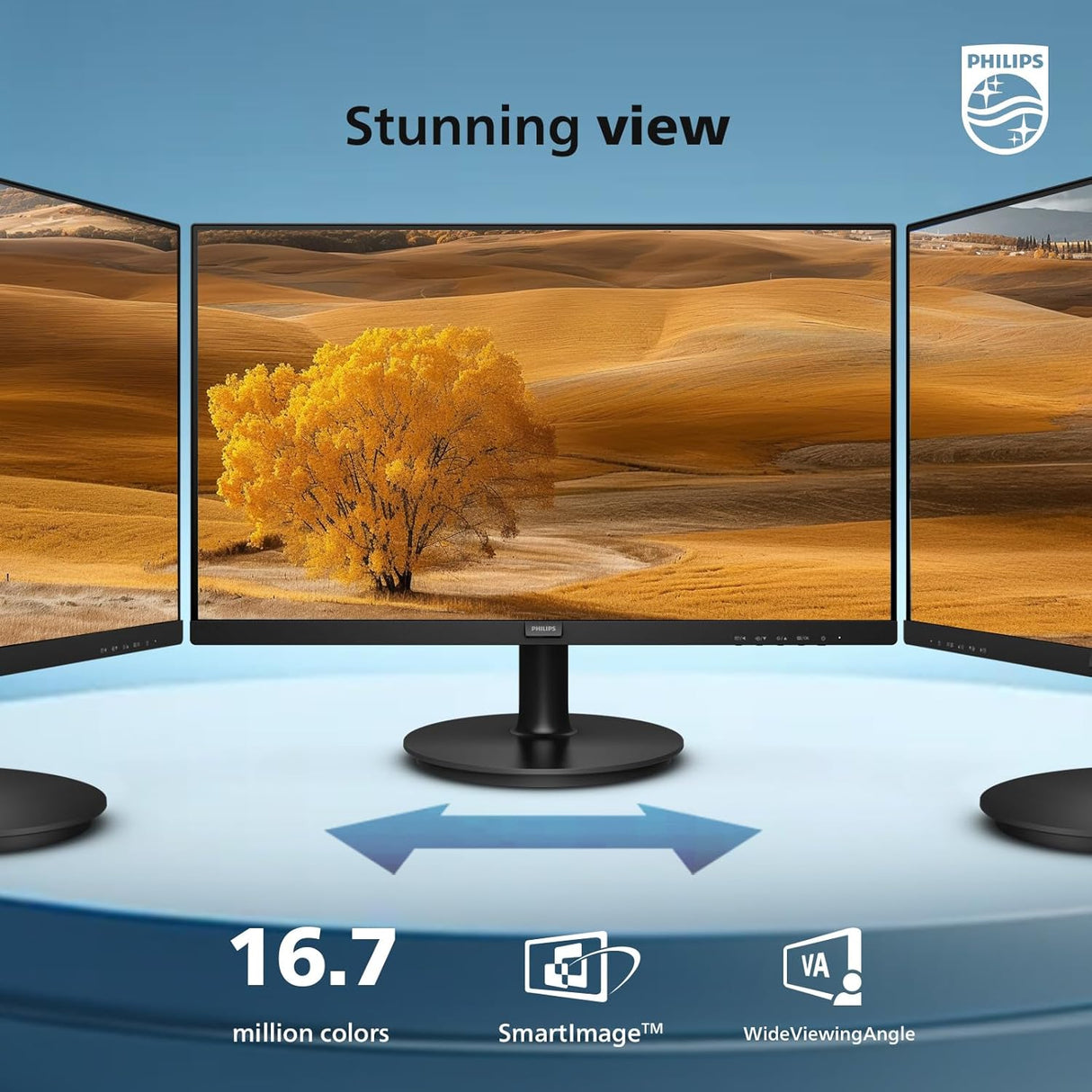 Monitor PHILIPS 22'' FHD 100Hz, HDMI, VGA, Adaptive Sync, 221V8LB