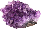 Rockcloud Natural púrpura amatista cuarzo cristal racimo