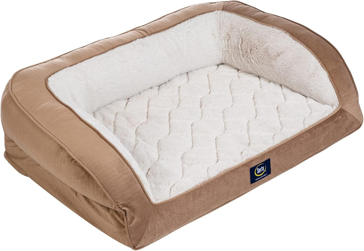 Cama ortopédica acolchada para perros Serta - Grande