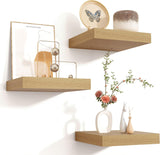 Estantes Flotantes de Madera, 3 Estantes Cuadrados, 8 x 8