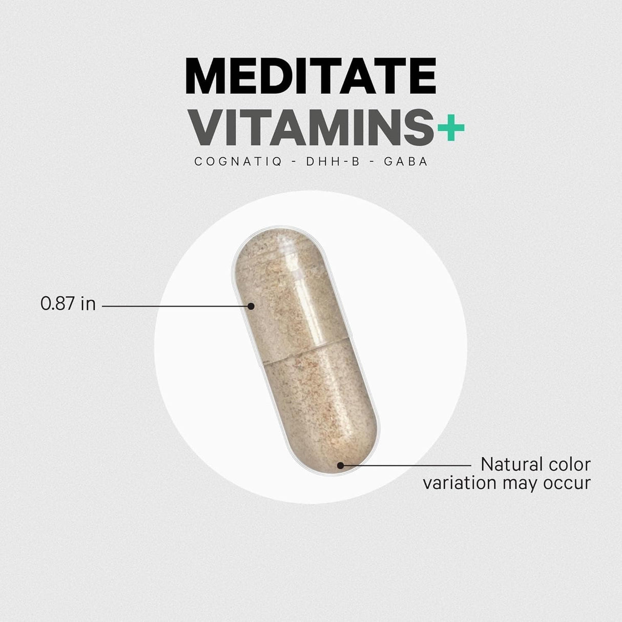 Suplemento Vitaminas  GABA  DHH-B CognatiQ Ashwagandha 60 u