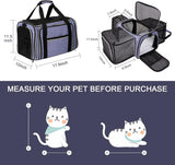 Transportín para mascotas BAGLHER, blando, expandible, modelo 2023