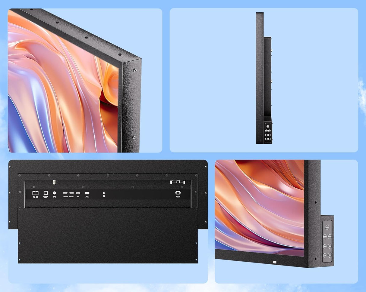 Televisor Outdoor 75 SYLVOX QLED 4K, 2000 Nits, IP55, 2024