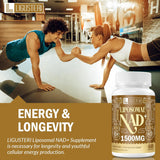 Suplemento Liposomal NAD+ con TMG, Defensa Antienvejecimiento