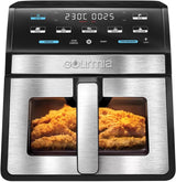 Freidora de aire Gourmia 7.5L con ventana y luz, Mod. GAF858