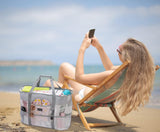 Bolsa de playa de malla, bolsas de playa extra grandes