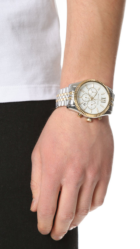 Reloj Michael Kors Lexington de dos tonos para hombre MK8344