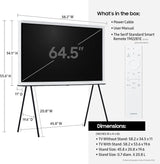 Televisor QLED 4K SAMSUNG 65 Anti-reflejo, Easel QN65LS01B