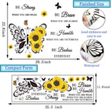 Vinilo Decorativo Inspirational 'Be Strong', 11.5 x 0.6 in