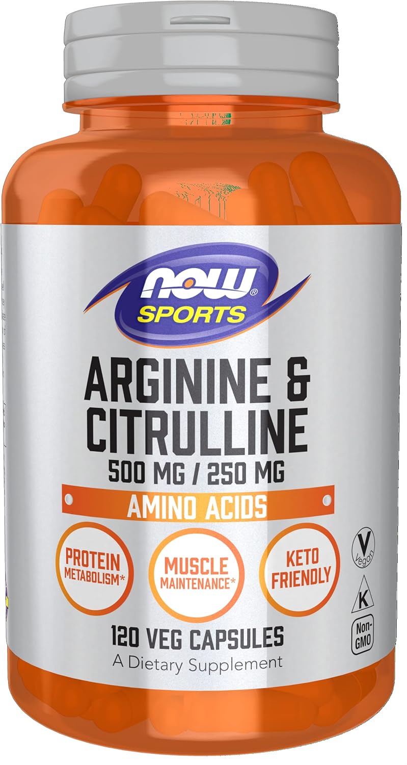 Cápsulas vegetales de arginina y citrulina de alimentos