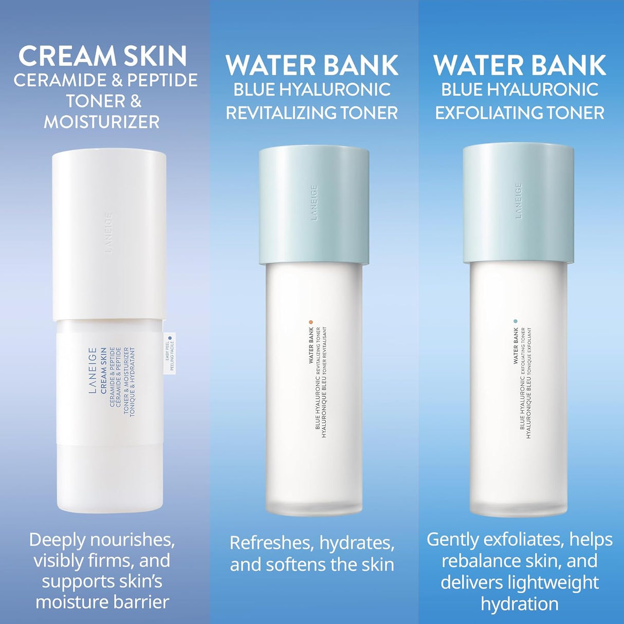 Tónico e hidratante LANEIGE para la piel en crema