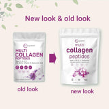 Suplemento Polvo de proteína de colágeno múltiple, 2 libras