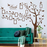 Sticker de Pared Árbol Familiar 3D, Vinilo, Removible, Izquierda