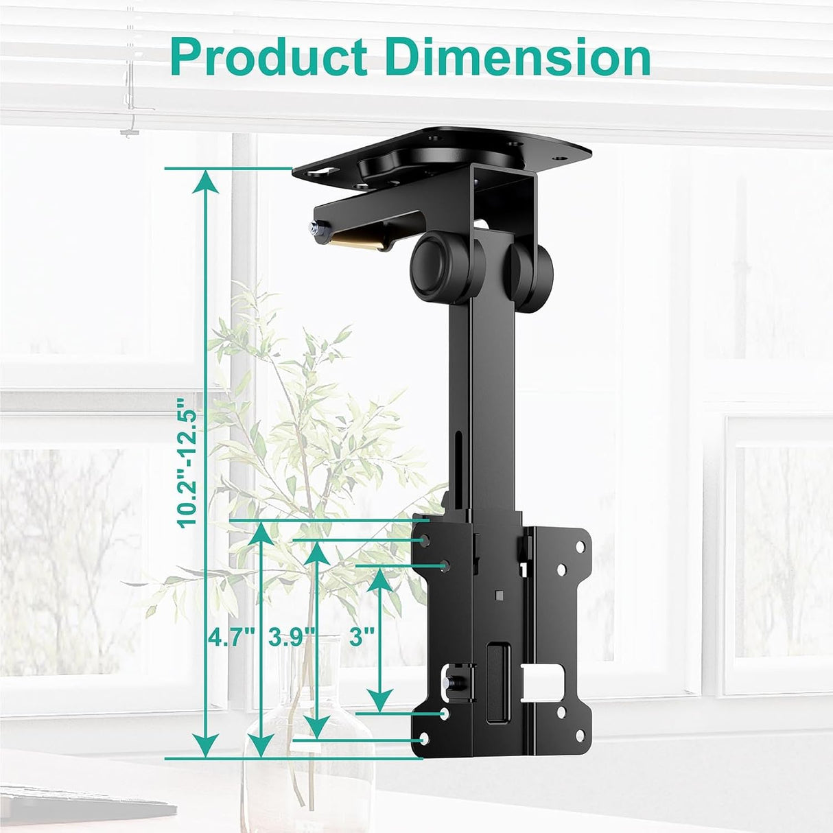 Soporte plegable para TV de techo soporte giratorio