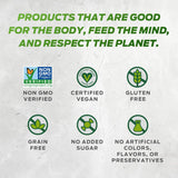 Suplementos Alimenticios Envase de proteinas e hierbas
