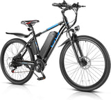 Bicicleta Eléctrica Vivi 780W, 50 millas, 21 velocidades, 26”