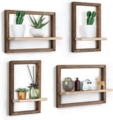 Estantes Flotantes idee-home, Set de 4, Decoración Pared