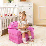 Silla plegable de princesa para niñas pequeñas de 1 a 3 años