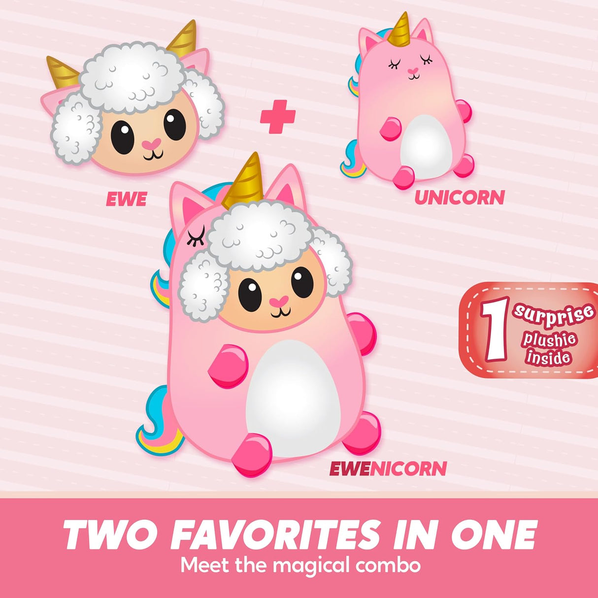 Juguete de peluche Ewenicorn JOYIN, suave, cara de oveja, kawaii