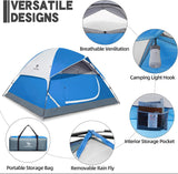 Tienda de campaña CAMEL CROWN 2/3/4/5 personas impermeable
