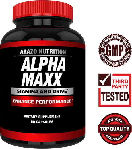 Suplemento Nutrition Alphamaxx  Ginseng Muira Puama Tribulus