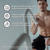 Creatina Monohidratada 1000g Naked CREATINE, Vegano, Sin GMO