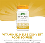 Suplemento Riboflavina Vitamina B2  100 mg  100 Cápsulas