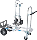 Carretilla 2 en 1 800 LBS Capacidad Carga Aluminio y Acero