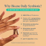 Synbiotic 3-en-1 para salud digestiva e inmunidad, 60 cápsulas