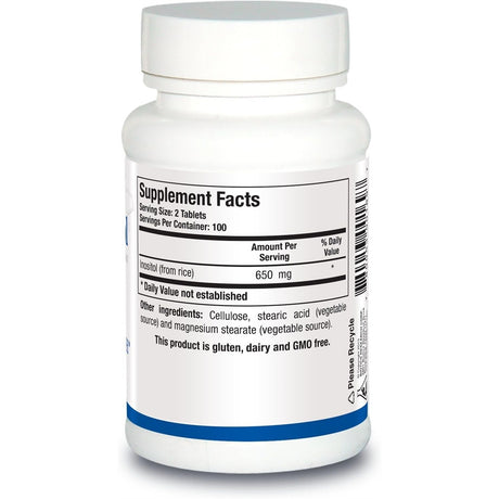 Suplementos Inositol sin maíz apoyo metabólico nootrópicos