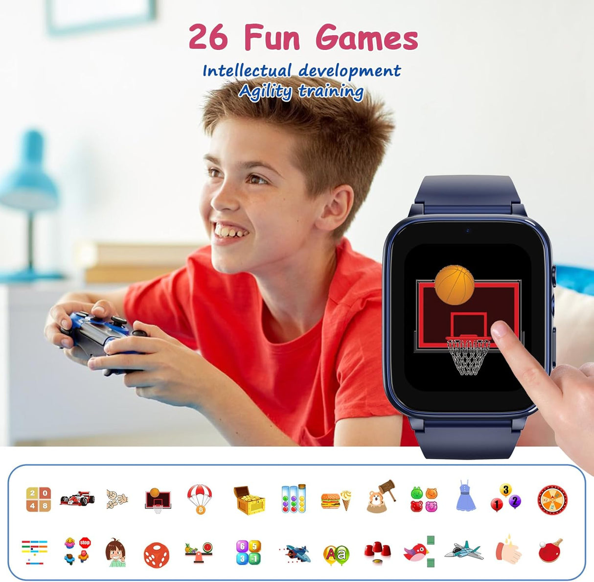 Reloj Inteligente Goodatech para Niños 1.69'', Juegos y Cámara