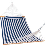 Hamaca Doble Lazy Daze 12 FT, Con Barrotes y Almohada, 450 lbs