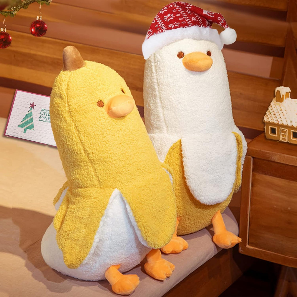 Peluche de pato plátano para niñas y niños  19.7 pulgadas