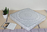 Popular Handicrafts - Cojín redondo diseño de mandala estilo hippie para suelo