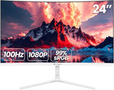 Monitor Curvo CRUA 24 FHD 100Hz 99% sRGB HDMI VGA
