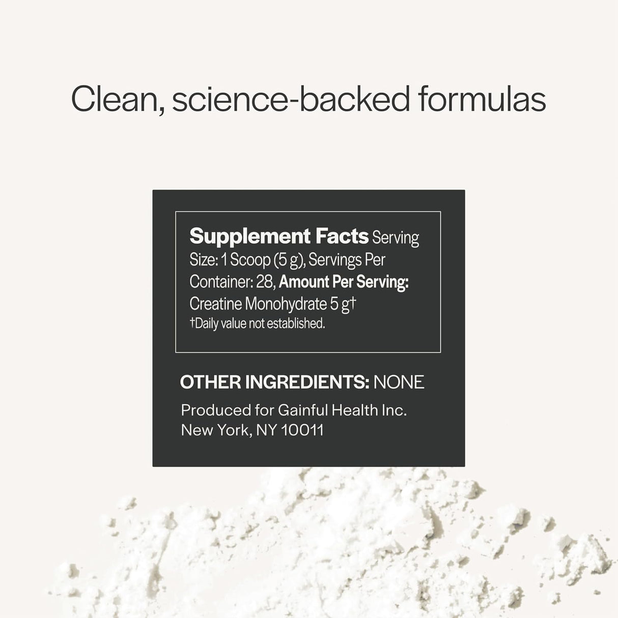 Creatine Gainful, Amino Post Workout, 5g Monohydrate, 28 Servings