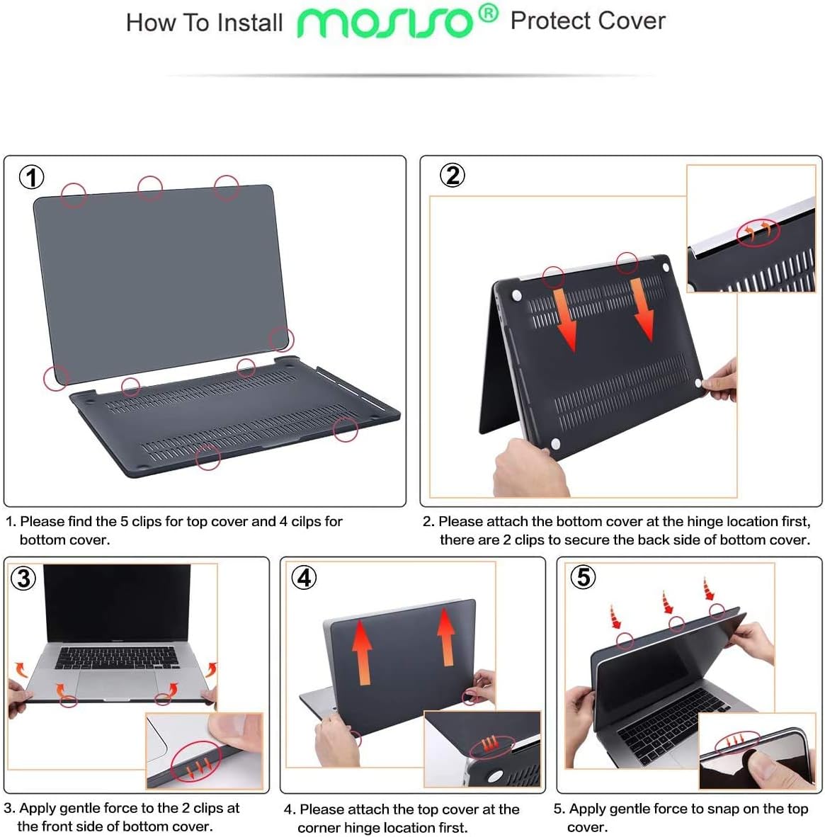 Case MOSISO para MacBook Pro 16 2020/2019 A2141 con Touch Bar