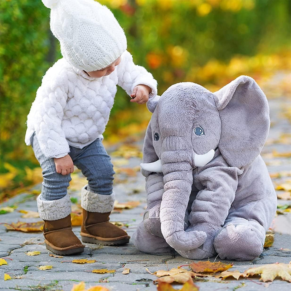 Elefante de Peluche Gigante 24 - Juguete para Niños y Niñas