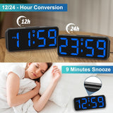 Reloj Despertador Digital Pequeño con Números Grandes y Alarma