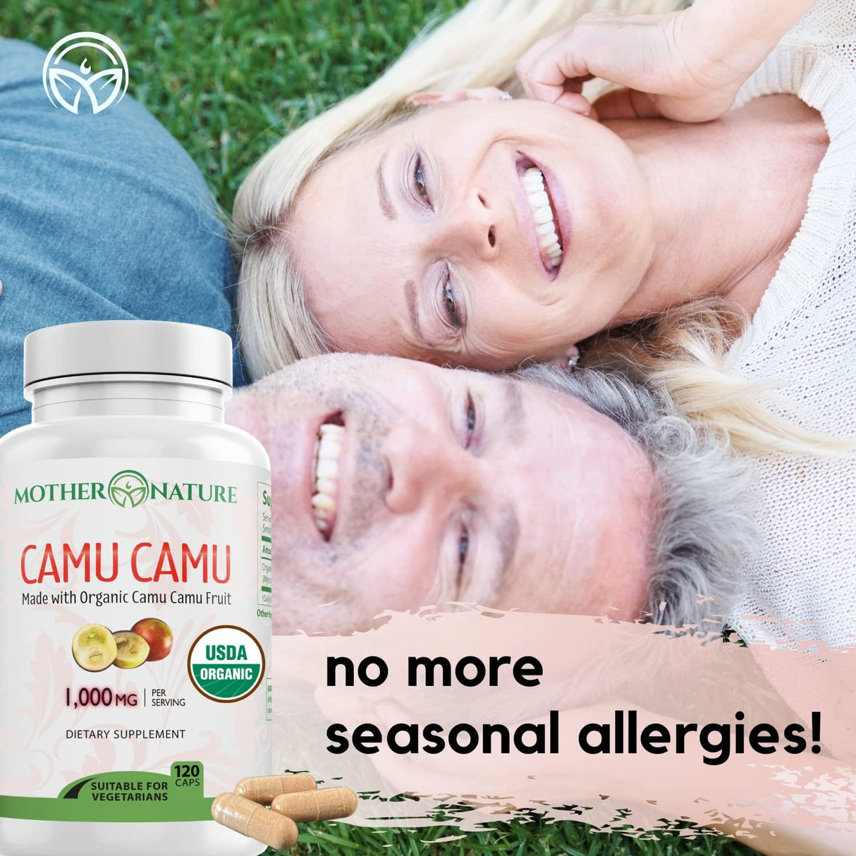 Camu Camu Vitamina C Orgánica 1000mg Vegan 120 Caps