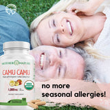 Camu Camu Vitamina C Orgánica 1000mg Vegan 120 Caps