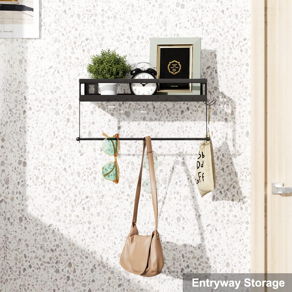 Soporte de Toallas de Papel con Estante para Cocina y Baño