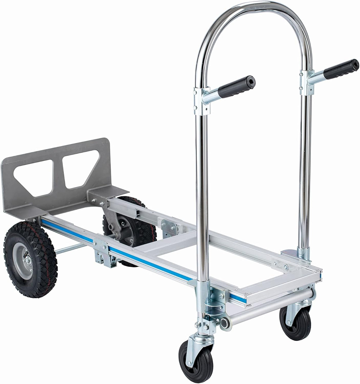 Carretilla de Aluminio 2 en 1 770lbs Capacidad Utility Cart