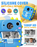 Cámara instantánea para niños, 1080P, portátil y divertida