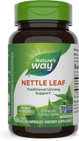 Hoja de Ortiga, Nature's Way, 870 mg, 100 Cápsulas Veganas
