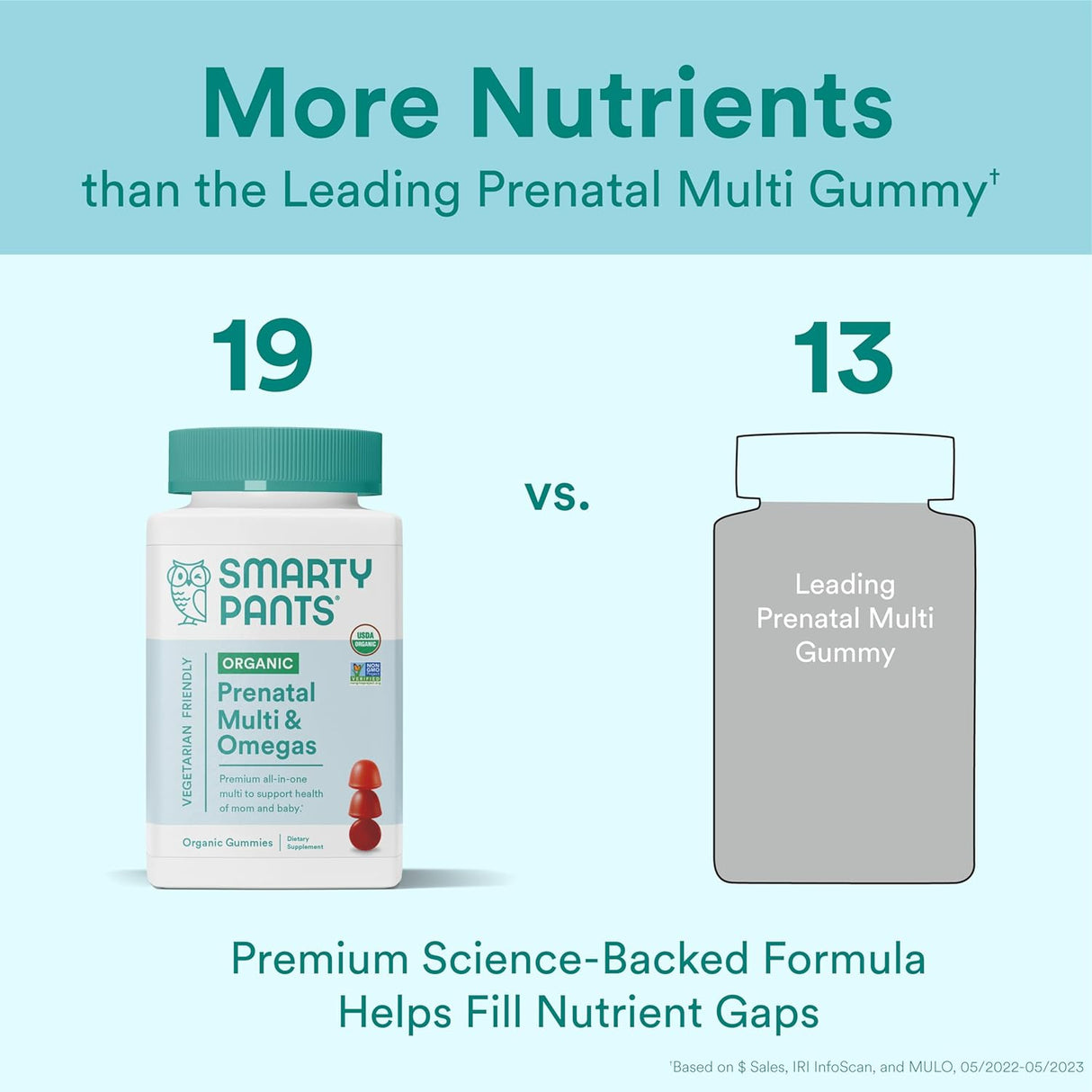 Vitamina Prenatal Orgánica con Probióticos y Vitaminas