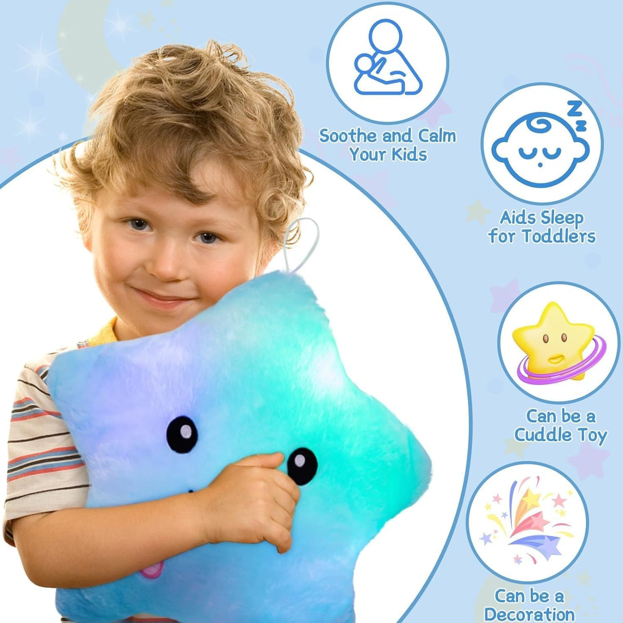 Almohada Juguete Sensory Subao para Autismo, Brillante 14