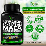 Suplemento de fenogreco de 3000 mg Extracto de raíz de maca