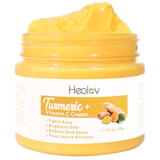 Crema facial de cúrcuma para rostro y cuerpo Herblov